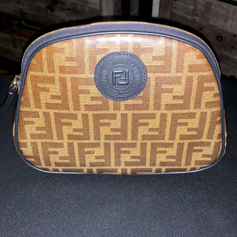 Authentic Fendi Clutch - Cosmetic Bag